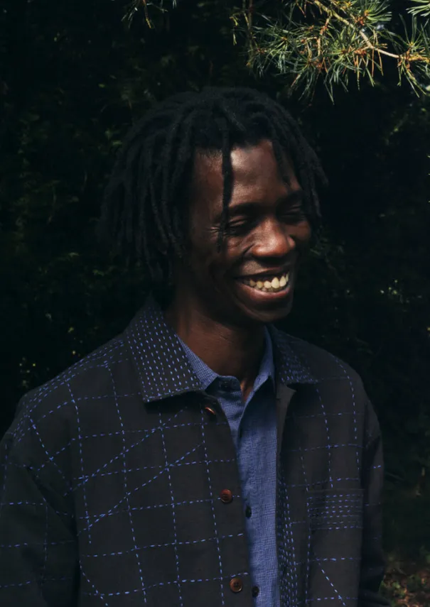 TOAST Shirts*Abstract Embroidered Kantha Shirt