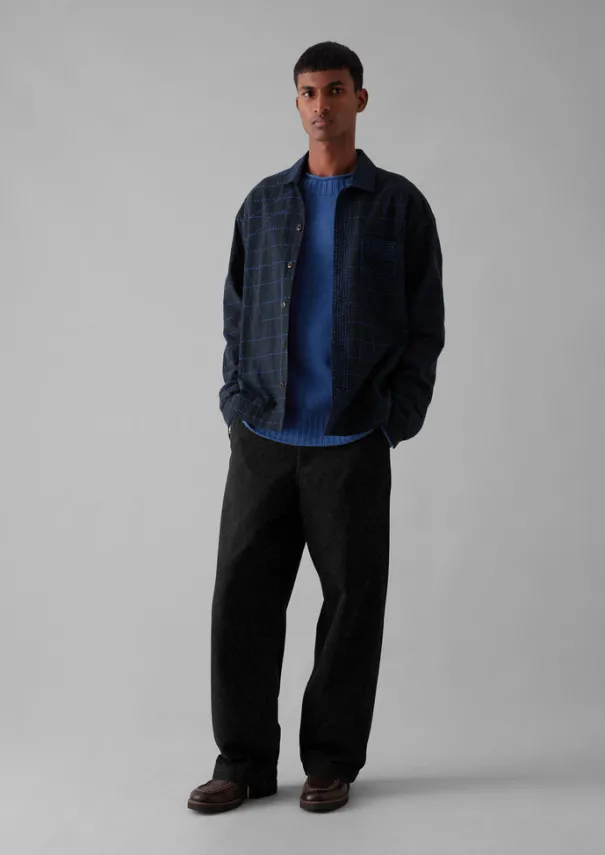 TOAST Shirts*Abstract Embroidered Kantha Shirt