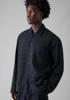 TOAST Shirts*Abstract Embroidered Kantha Shirt