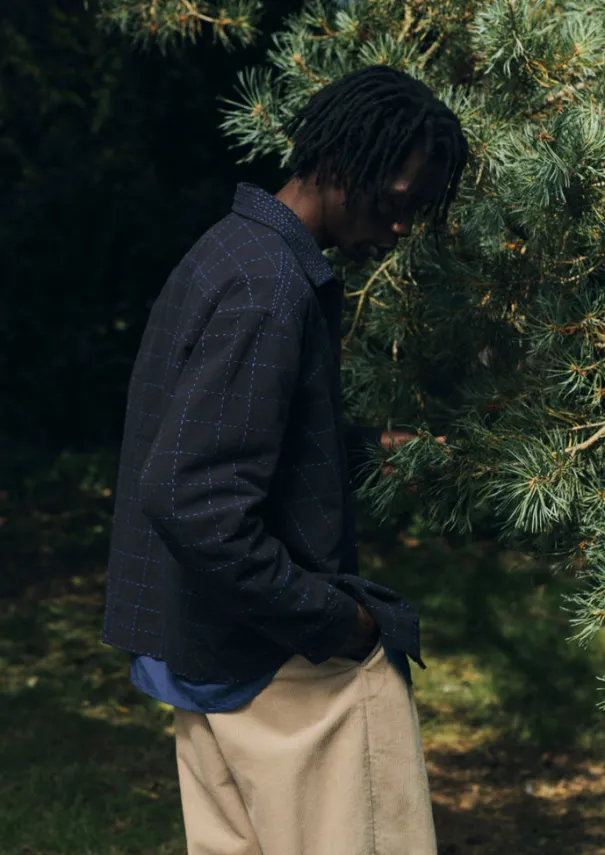 TOAST Shirts*Abstract Embroidered Kantha Shirt