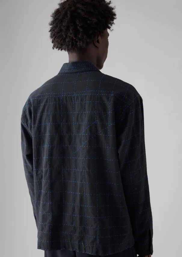 TOAST Shirts*Abstract Embroidered Kantha Shirt