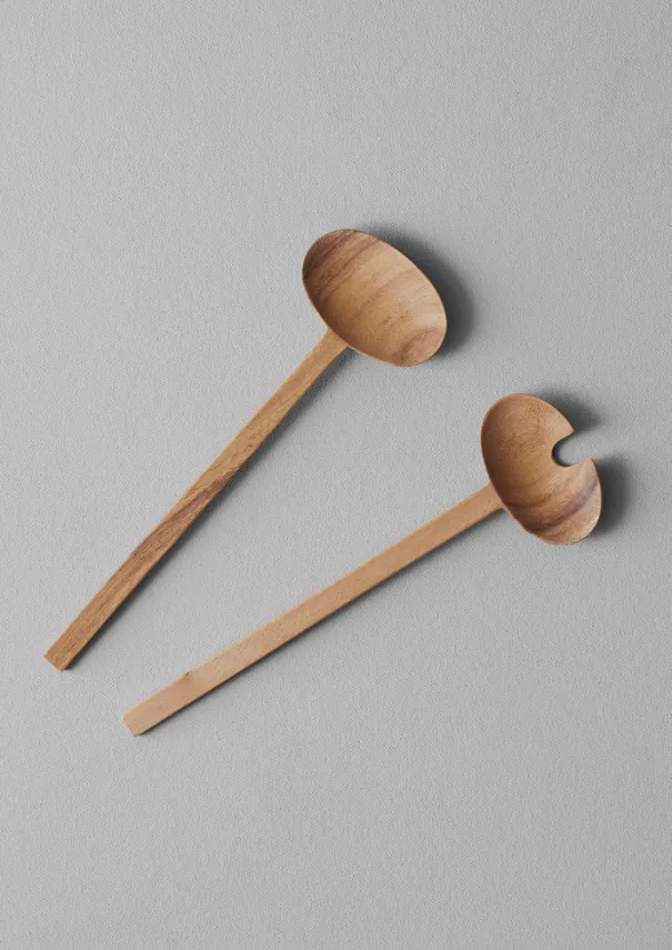 TOAST Kitchen|Tableware*Acacia Wood Salad Servers