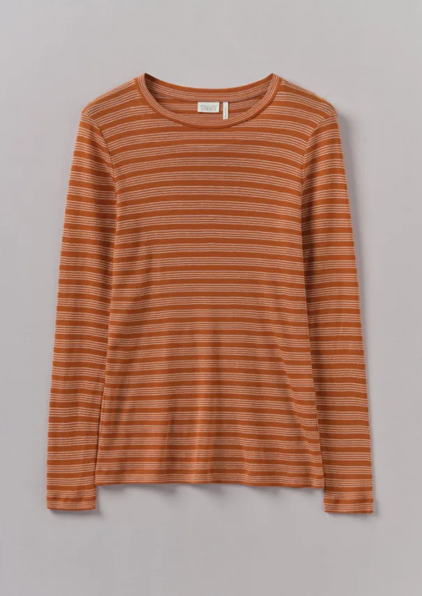 Women TOAST Jersey|Tops & Tees*Agnes Stripe Wool Lyocell Tee