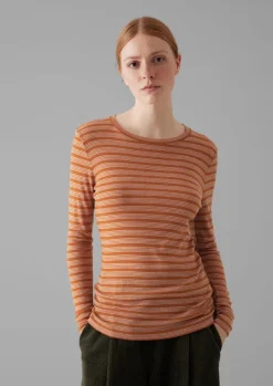 Women TOAST Jersey|Tops & Tees*Agnes Stripe Wool Lyocell Tee