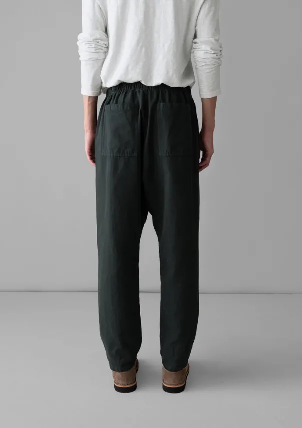 TOAST Linen|Trousers*Alfie Garment Dyed Herringbone Trousers