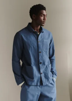 TOAST Workwear|Coats & Jackets*Arlo Garment Dyed Herringbone Jacket