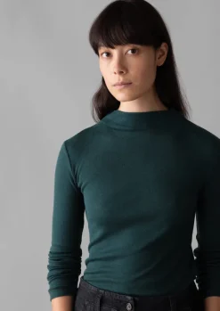 Women TOAST Jersey|Tops & Tees*Aster Wool Lyocell High Neck Tee