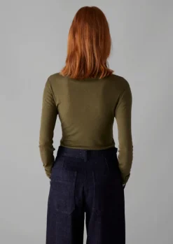 Women TOAST Jersey|Tops & Tees*Aster Wool Lyocell High Neck Tee