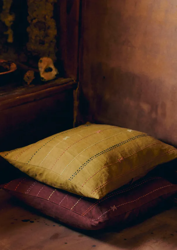 TOAST Textiles|Cushions & Covers*Basri Hand Embroidered Cushion Cover