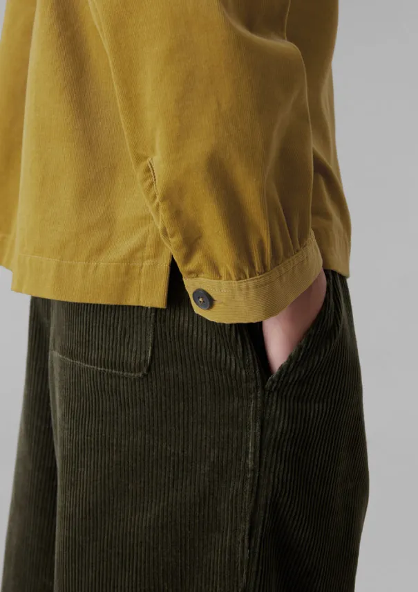 Women TOAST Cord|Workwear*Baya Patch Pocket Organic Cord Shirt