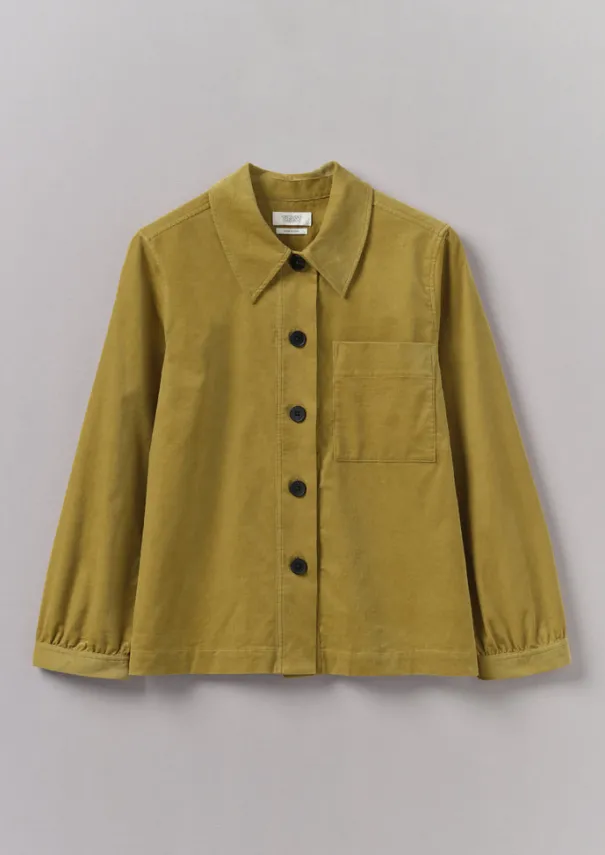 Women TOAST Cord|Workwear*Baya Patch Pocket Organic Cord Shirt