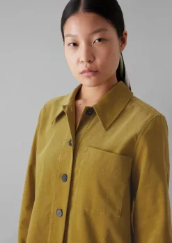Women TOAST Cord|Workwear*Baya Patch Pocket Organic Cord Shirt
