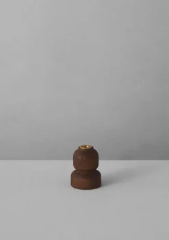 TOAST Decorative Pieces|Candles & Holders*wood Slim Dinner Candle Holder Set