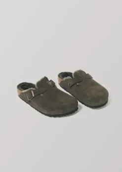 Women TOAST Slippers|Nightwear*Birkenstock Boston Sheepskin Slippers