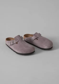 Women TOAST Shoes|Slippers*Birkenstock Boston Suede Clogs