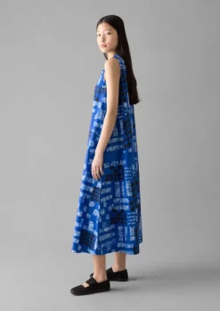 Women TOAST Dresses*Block Print Batik Poplin Dress