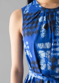 Women TOAST Dresses*Block Print Batik Poplin Dress