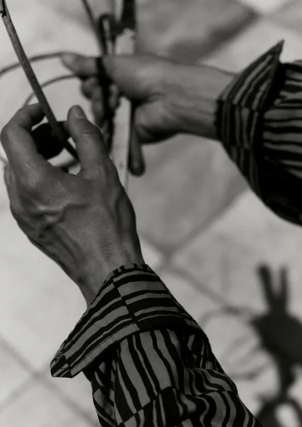 TOAST Shirts*Block Print Irregular Check Shirt