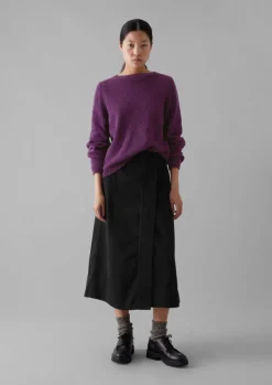 Women TOAST Knitwear*Boat Neck Wool Sweater