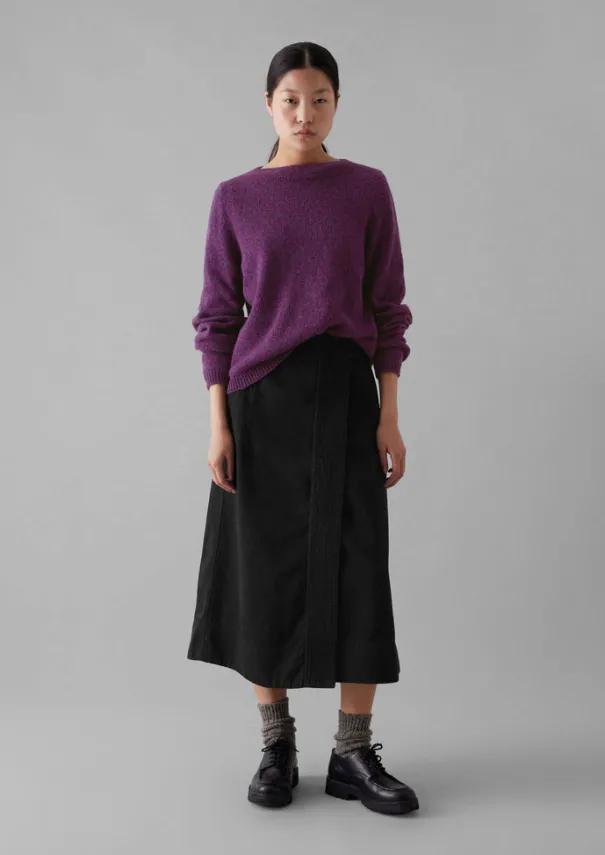 Women TOAST Knitwear*Boat Neck Wool Sweater