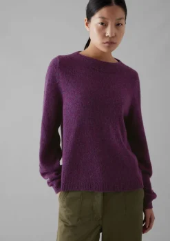 Women TOAST Knitwear*Boat Neck Wool Sweater