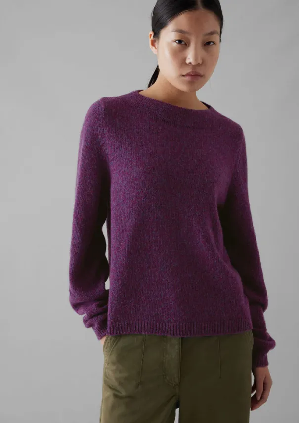 Women TOAST Knitwear*Boat Neck Wool Sweater