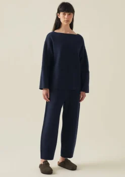 Women TOAST Loungewear|Trousers*Boiled Wool Pull On Trousers