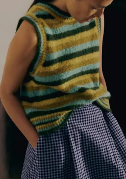 Women TOAST Knitwear*Brushed Alpaca Blend Stripe Tank