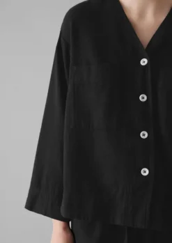 Women TOAST Linen|Loungewear*Brushed Cotton Linen Herringbone Top