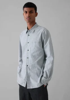 TOAST Linen|Workwear*Chambray Cotton Linen Shirt
