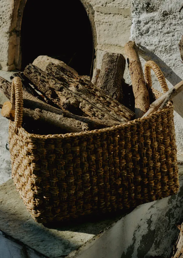TOAST Baskets*Chatai Weave Hogla Storage Basket