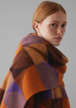 Women TOAST Hats, Scarves & Gloves*Colour Block Wool Scarf