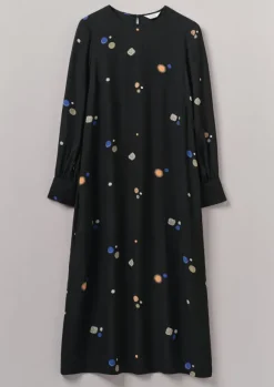Women TOAST Dresses*Cosmic Dot Print Column Dress