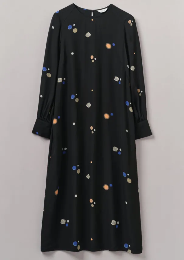 Women TOAST Dresses*Cosmic Dot Print Column Dress