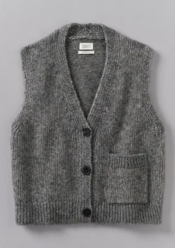 Women TOAST Knitwear*Cotton Alpaca Button Through Tank