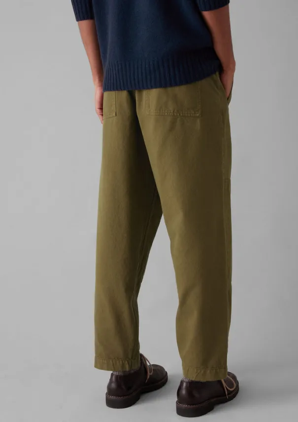 TOAST Trousers*Cotton Canvas Tapered Trousers