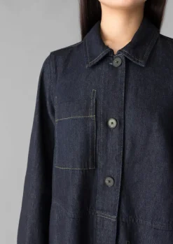 Women TOAST Denim|Workwear*Cotton Hemp Denim Dress