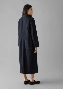 Women TOAST Denim|Workwear*Cotton Hemp Denim Dress