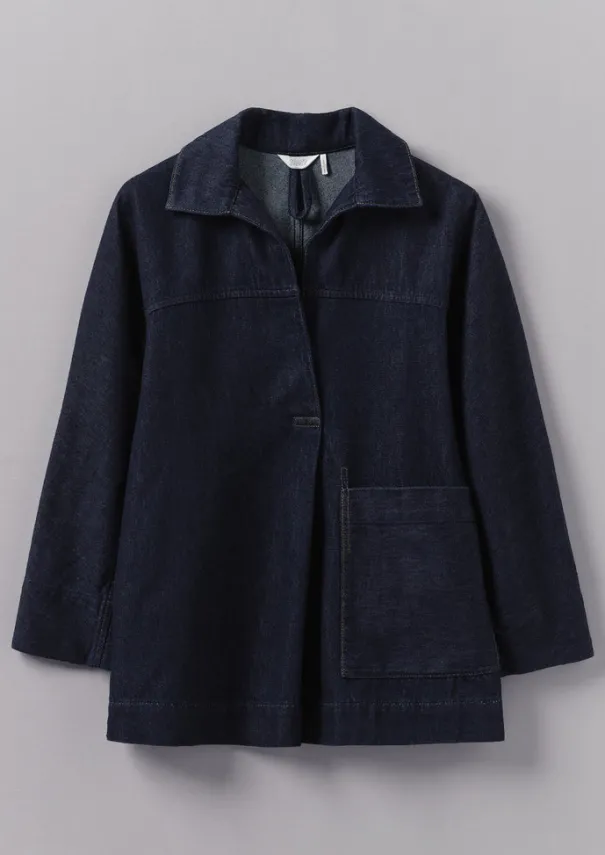 Women TOAST Denim|Tops & Tees*Cotton Hemp Denim Smock