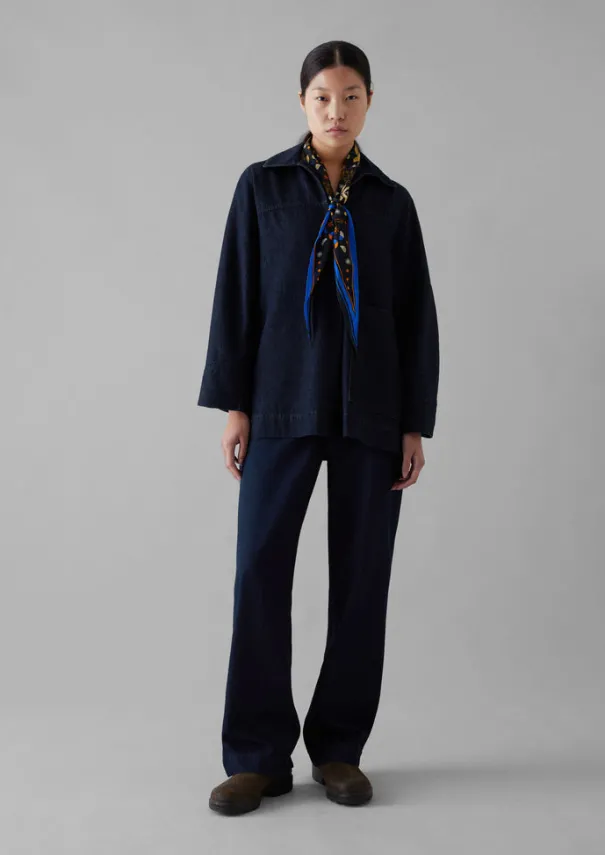 Women TOAST Denim|Tops & Tees*Cotton Hemp Denim Smock