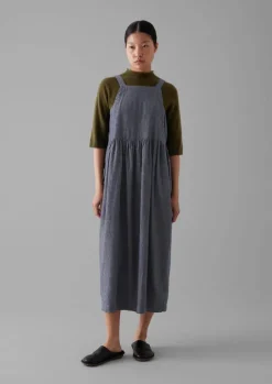 Women TOAST Linen|Loungewear*Cotton Linen Twill Gathered Waist Dress