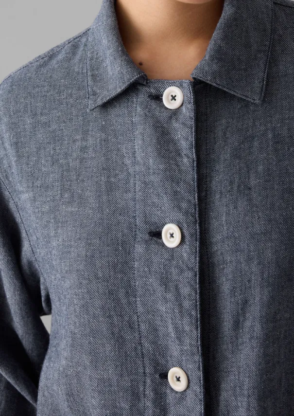 Women TOAST Linen|Loungewear*Cotton Linen Twill Shirt