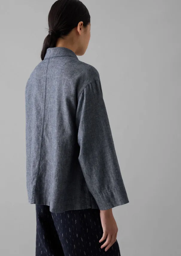 Women TOAST Linen|Loungewear*Cotton Linen Twill Shirt