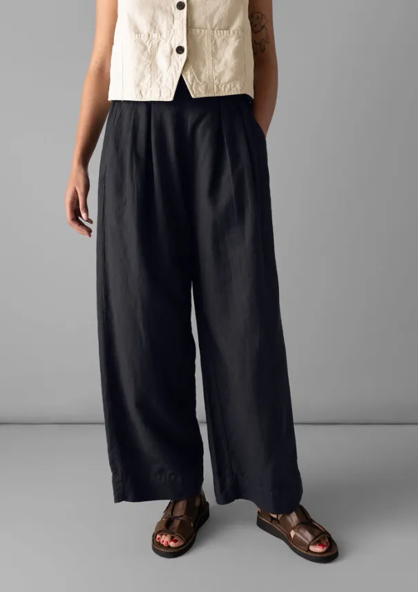 Women TOAST Linen|Trousers*Cotton Linen Wide Leg Trousers