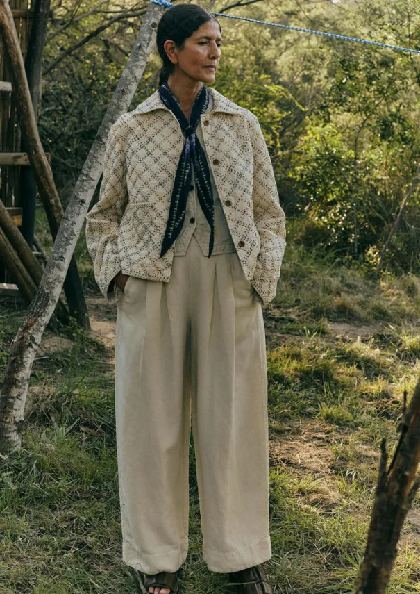 Women TOAST Linen|Trousers*Cotton Linen Wide Leg Trousers