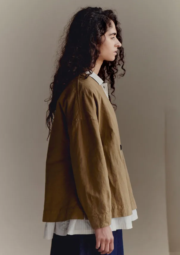 Women TOAST Linen|Coats & Jackets*Cotton Linen Wrap Jacket