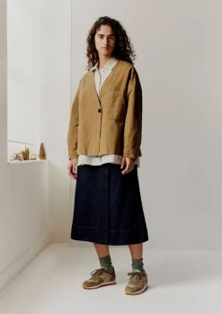 Women TOAST Linen|Coats & Jackets*Cotton Linen Wrap Jacket
