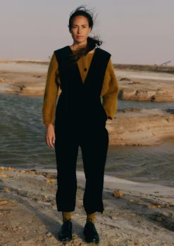 Women TOAST Velvet|Jumpsuits*Cotton Velvet Pinafore Jumpsuit