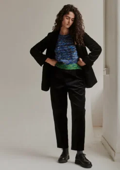 Women TOAST Velvet|Trousers*Cotton Velvet Pleat Front Trousers