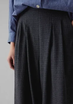 Women TOAST Trousers*Cotton Wool Pleat Front Trousers